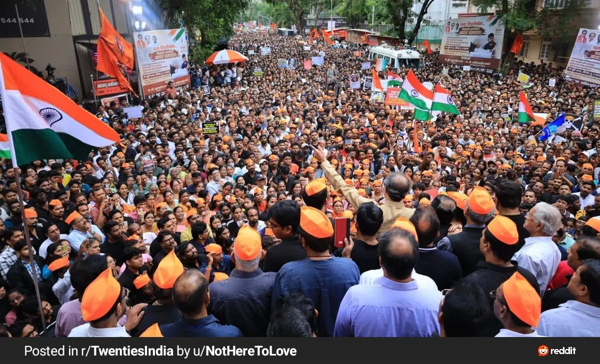 Large rally shared alongside protest discussion